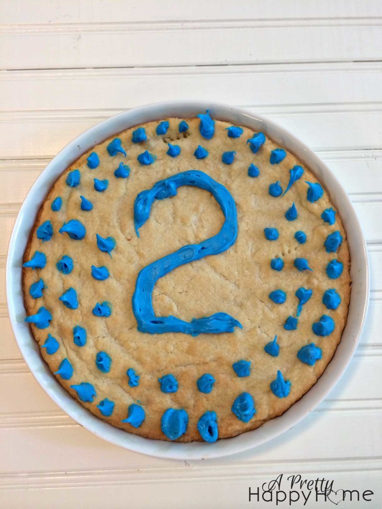 first day of school giant cookie on the happy list
