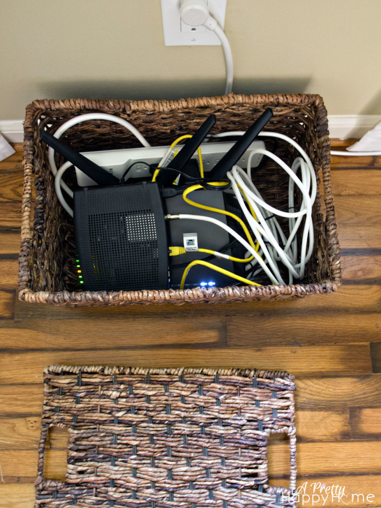 Hiding a Router and Modem in Plain Sight