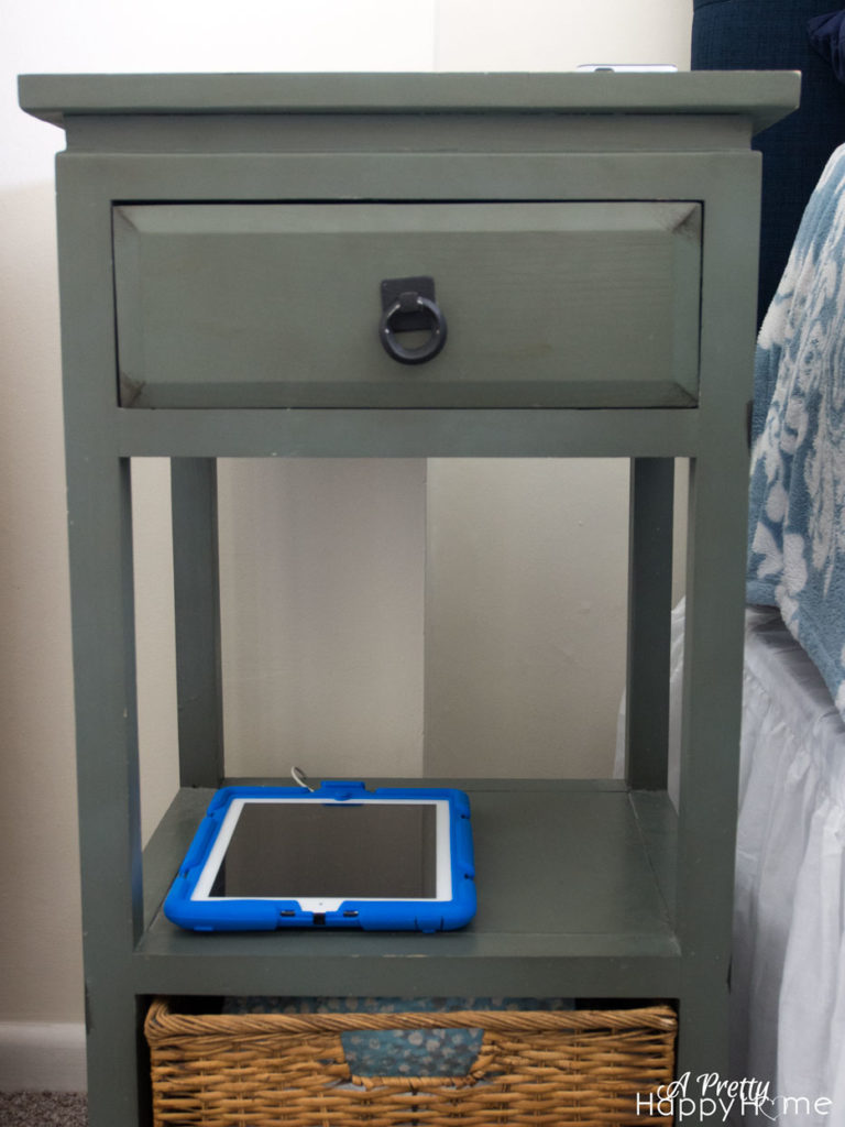 nightstand with cords everywhere nightstand cord hack