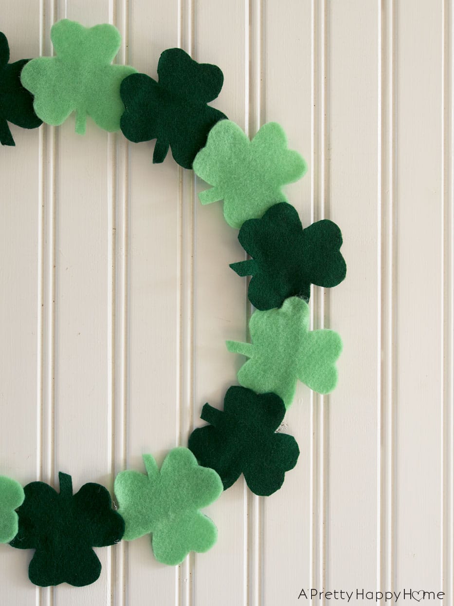 st. patrick's day ideas shamrock wreath