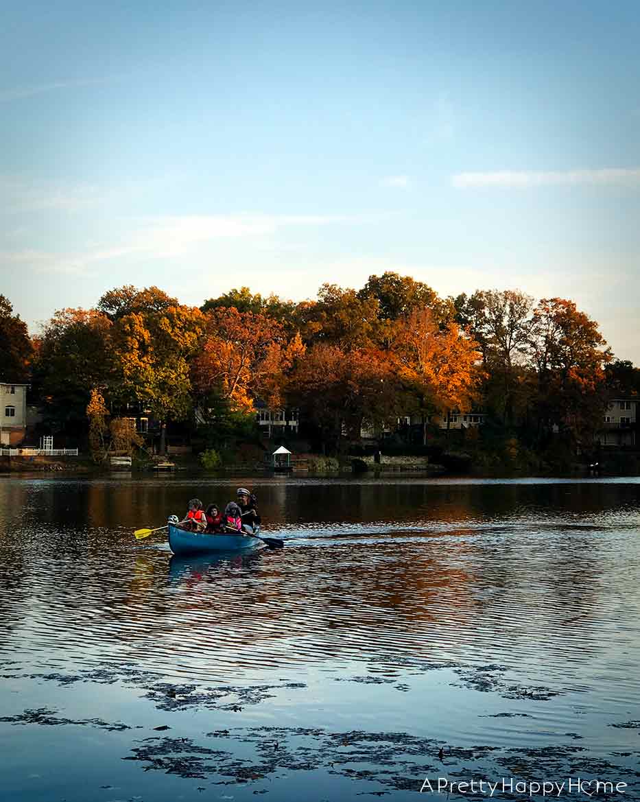 New Way to Trick or Treat - Dock or Treat by canoe