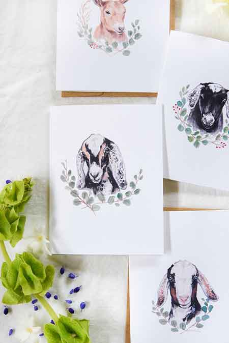 free goat prints by boxwood avenue