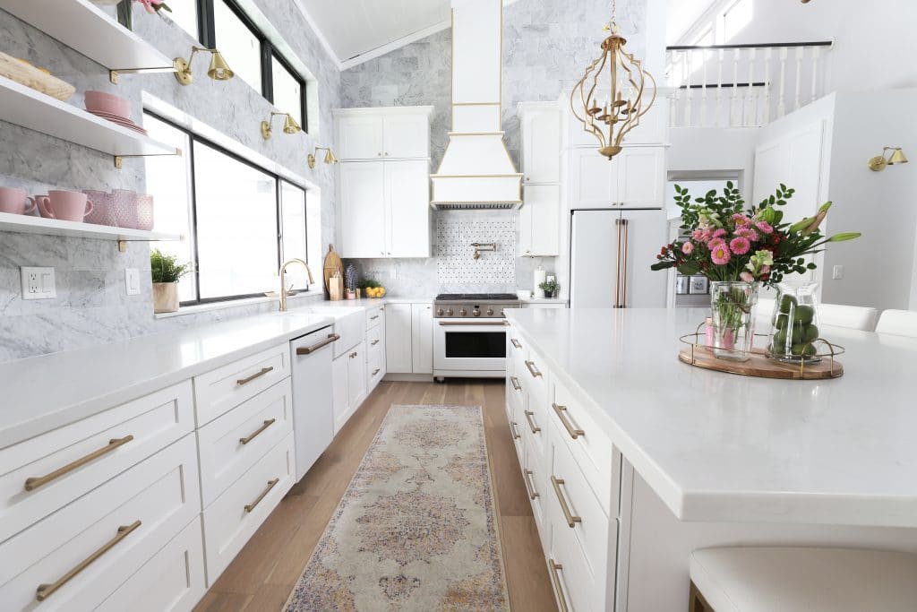 savanna's kitchen remodel via classy clutter window above sink on the happy list