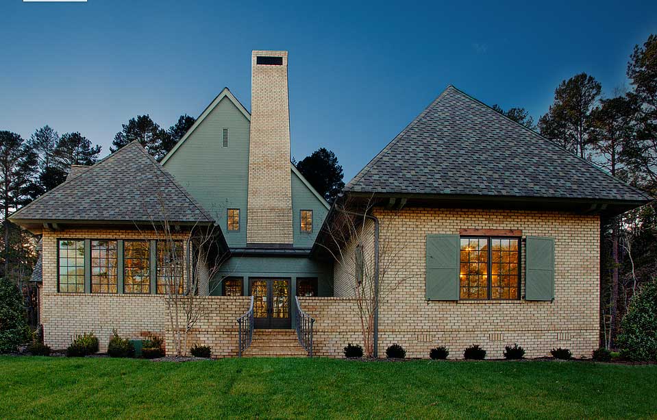 green siding new old custom homes on the happy list