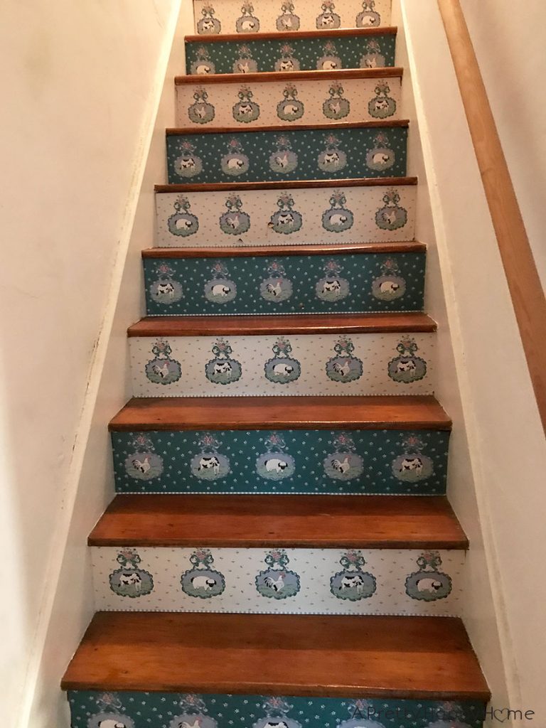 back staircase kitchen stairs before and after