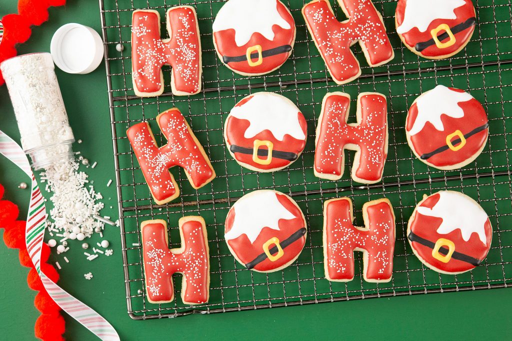 ho ho ho sugar cookies via bhg on the happy list