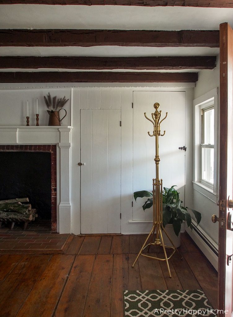The Case of the Closet Mystery colonial farmhouse