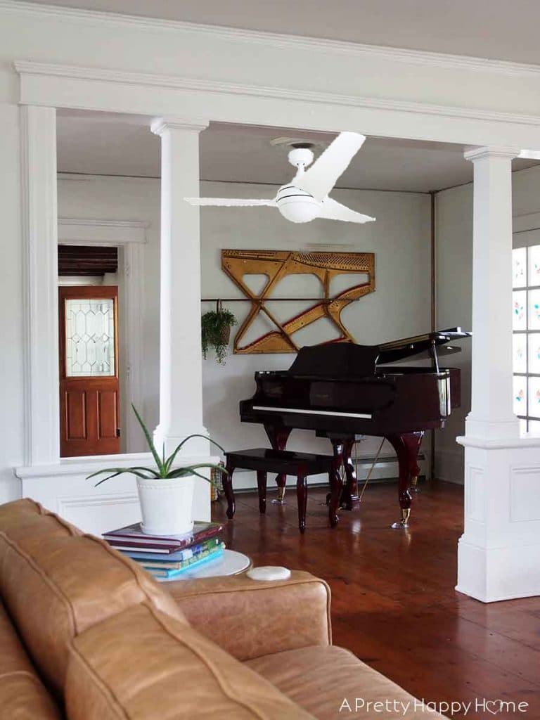ceiling fan for the music room