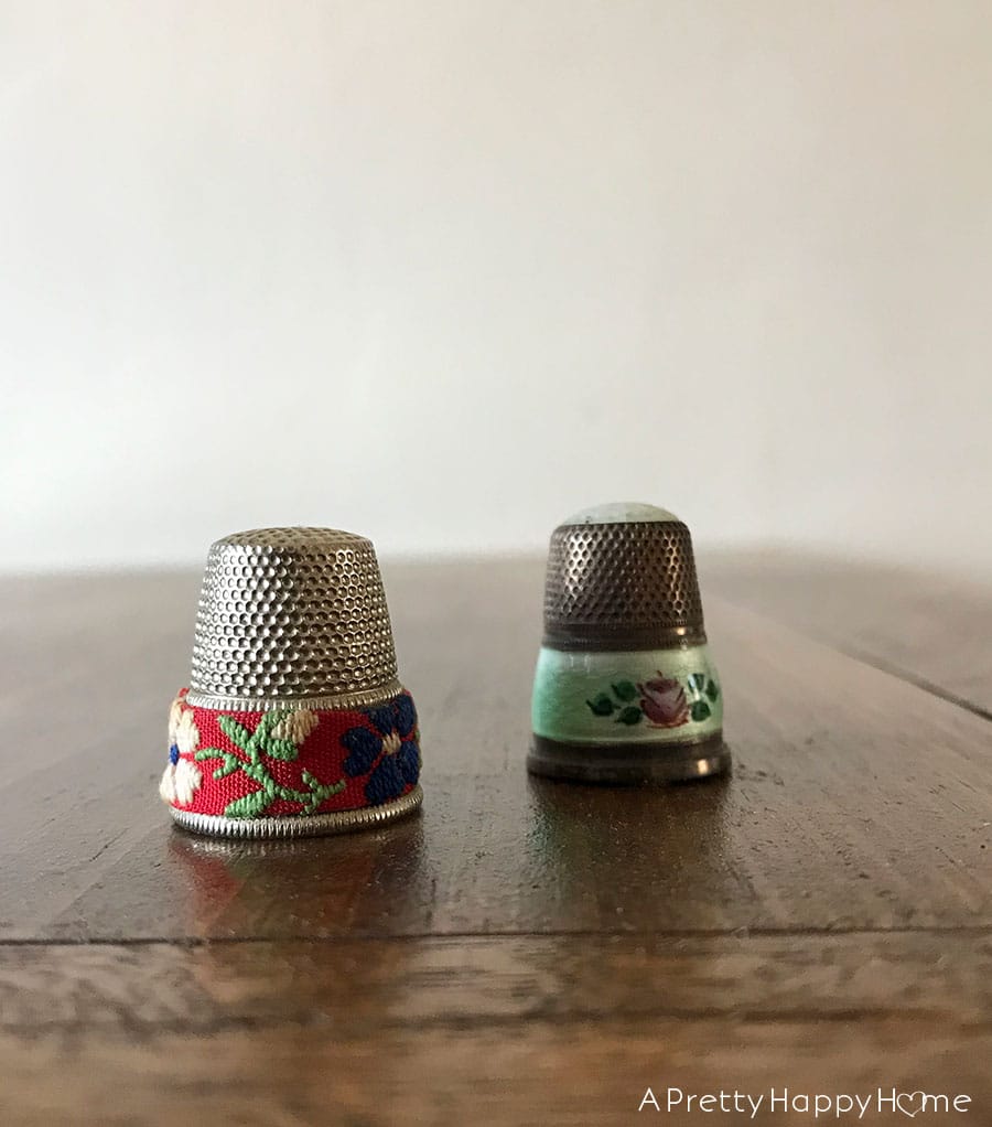 decorating with thimbles