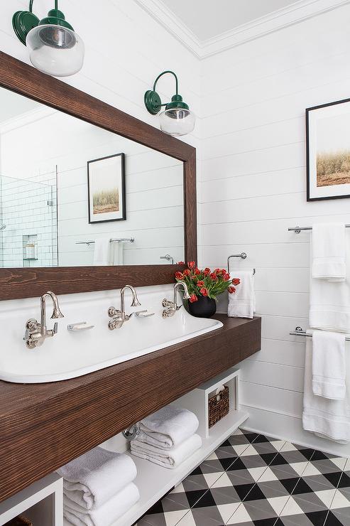 thick wood vanity via decor pad on the happy list