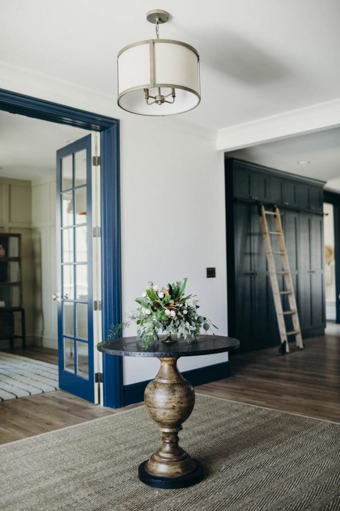 dark blue trim home tour forge bow via rue magazine on the happy list