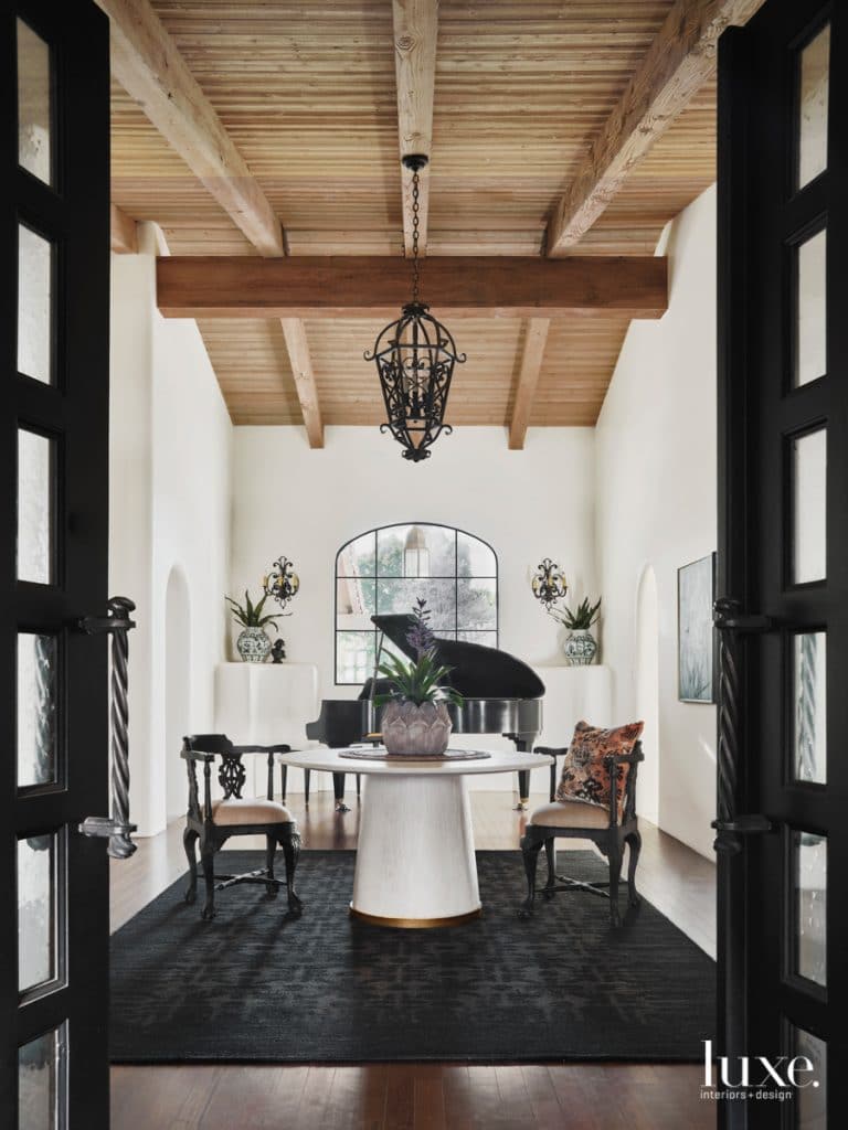 piano room in Arizona via luxe daily on the happy list
