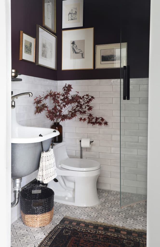 eggplant bathroom by I Spy DIY on the happy list