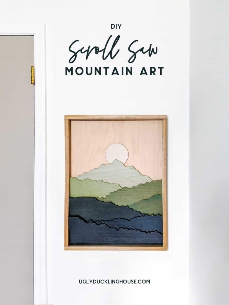 scroll saw mountain art by ugly duckling house on the happy list