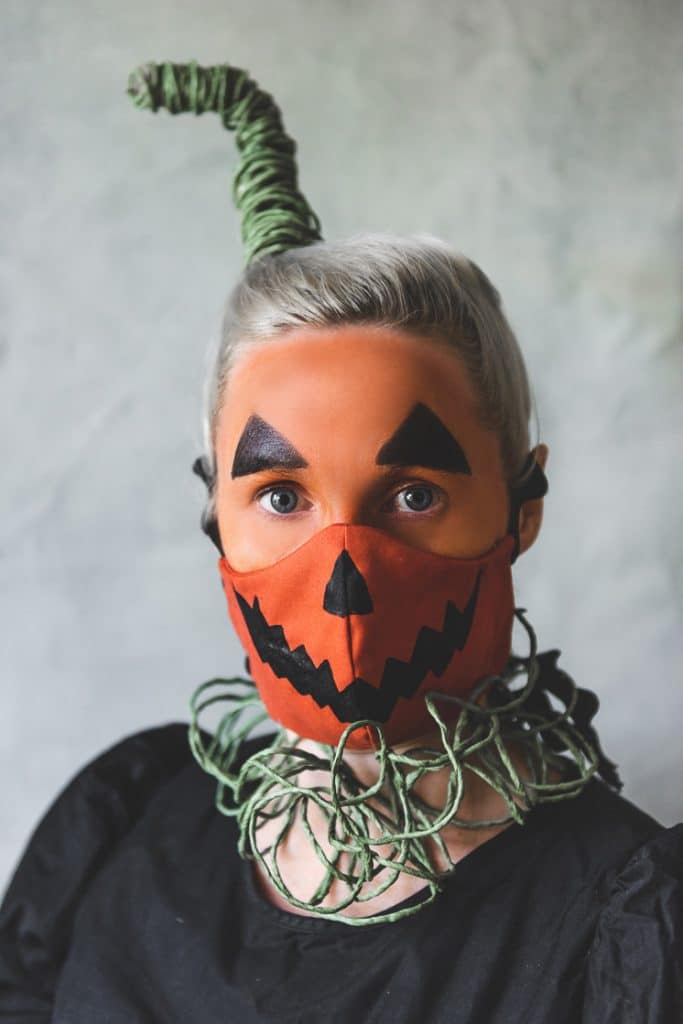 house of lars diy halloween face masks pumpkin on the happy list