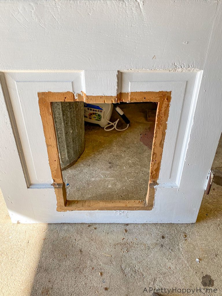 How to Remove a Dog Door From a Wood Door and Repair the Damage