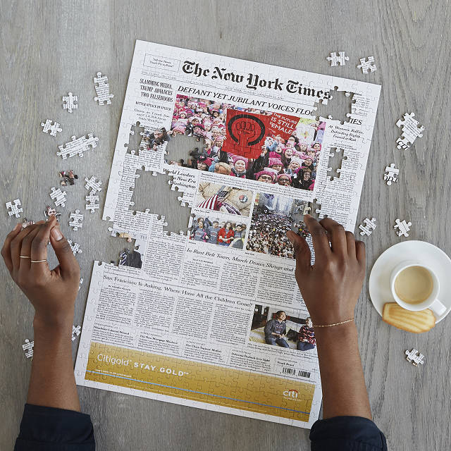NY times customizable puzzle on the happy list