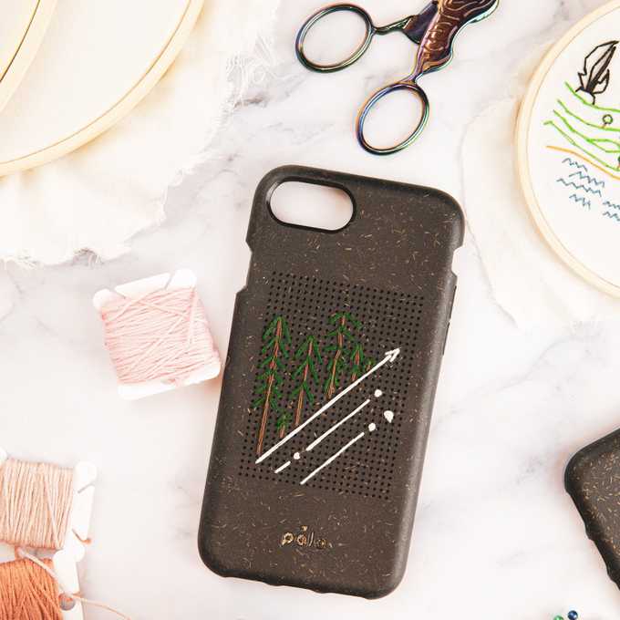 pela embroidered phone case on the happy list