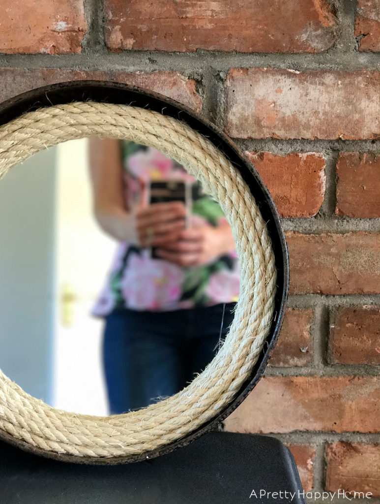 mirror makeovers rope mirror makeover