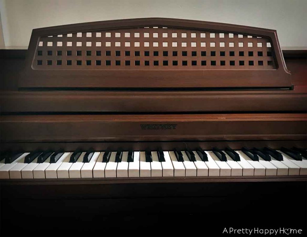 taking apart a piano is hard