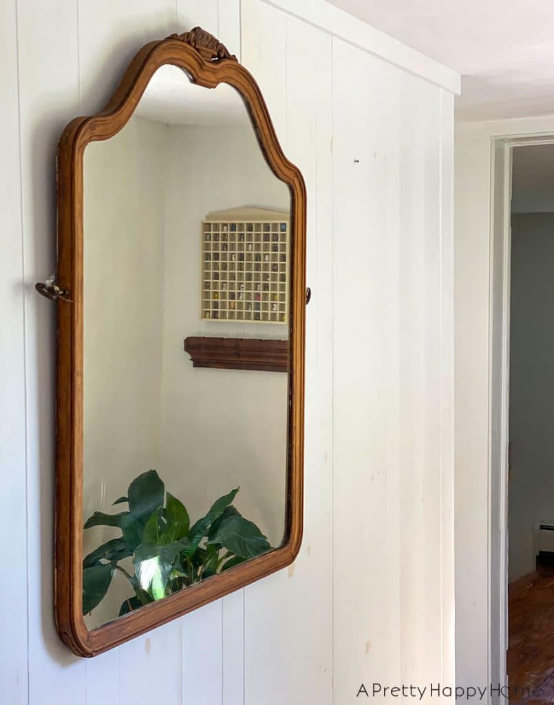 mirror makeovers arched wood mirror makeover using citristrip