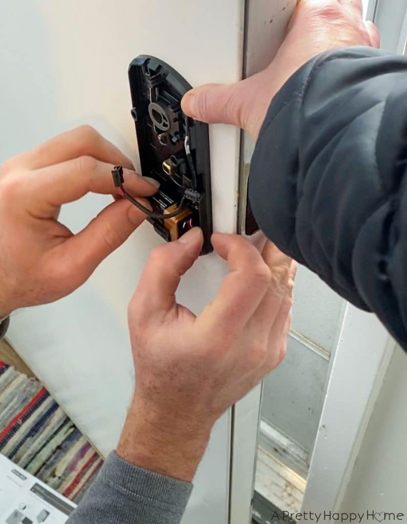 installing an electronic lock schlage