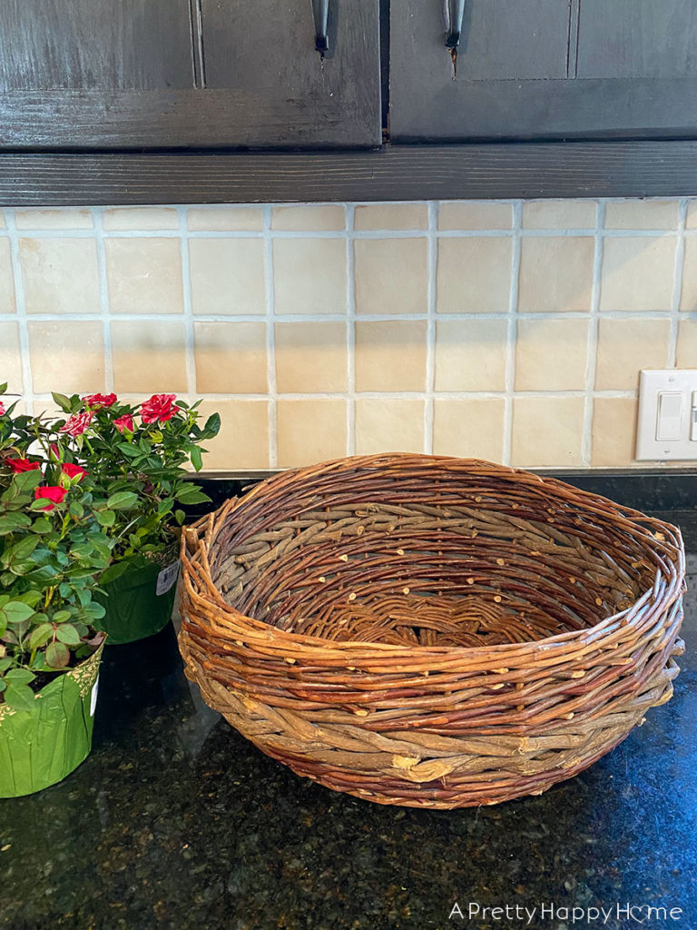 flower basket centerpiece