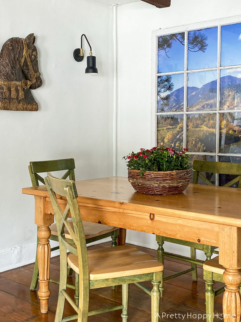 flower basket centerpiece