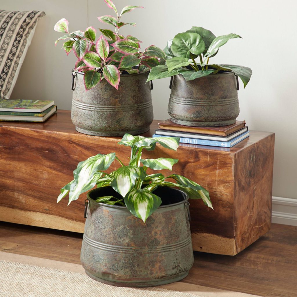 olivia and may galvanized planter from target
