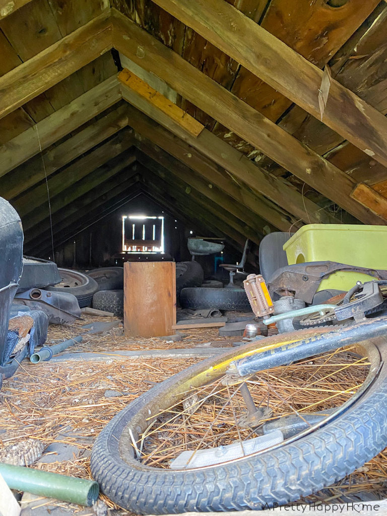 barn loft clean out