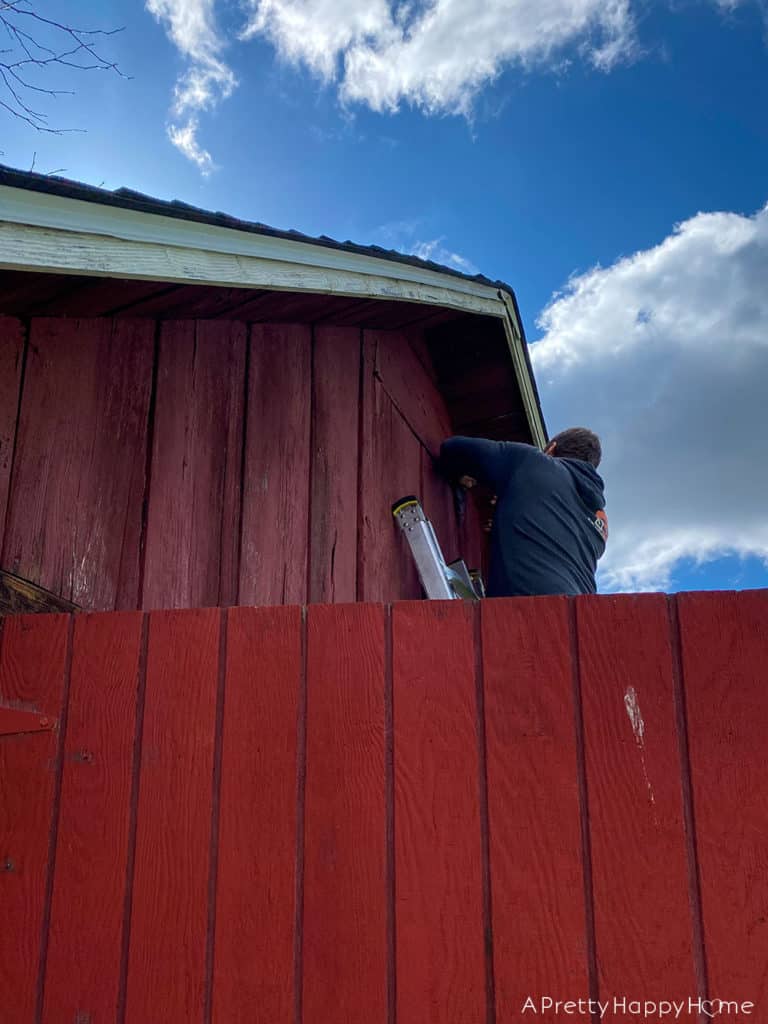 barn loft clean out