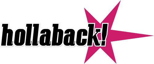 Hollaback logo on the happy list