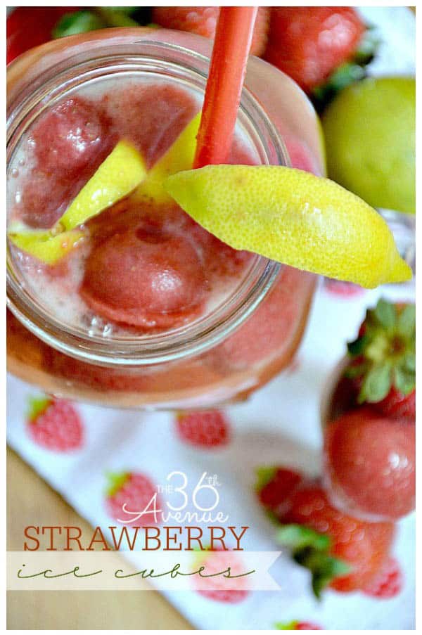 strawberry ice cubes by the 36th avenue on the happy list