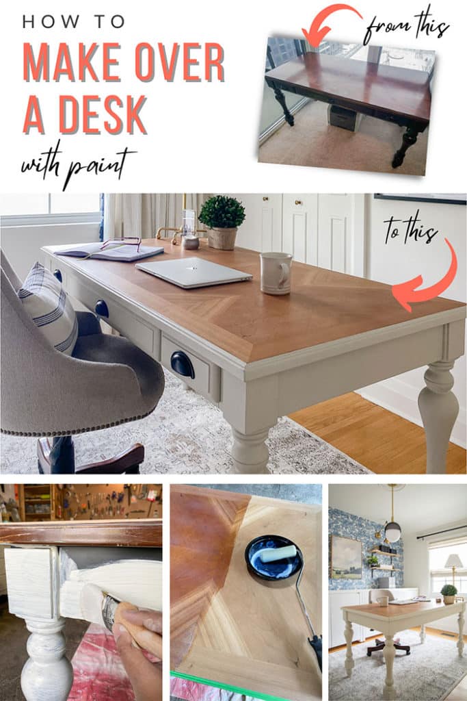 desk makeover rambling renovators on the happy list