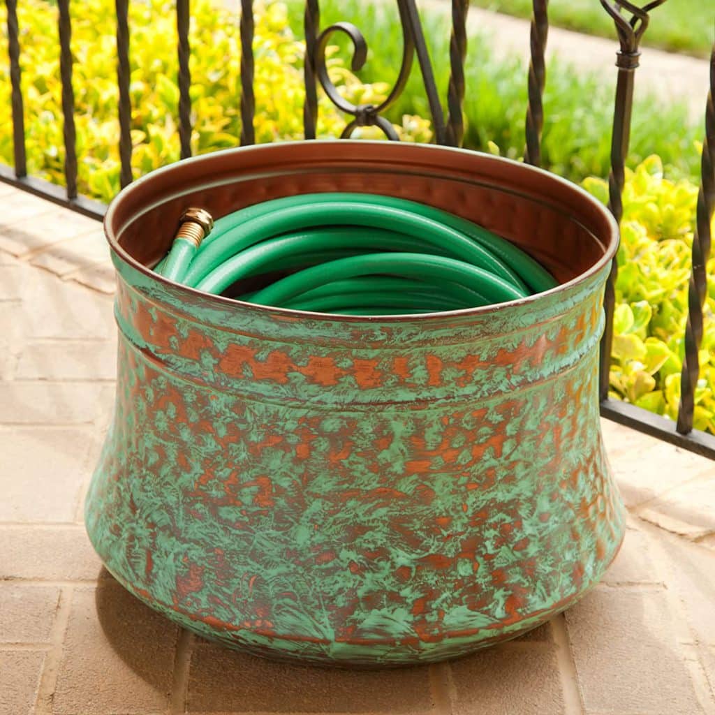patina garden hose via amazon on the happy list