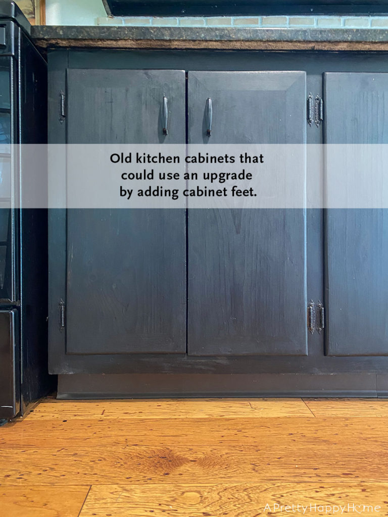 DIY Kitchen Cabinet Feet from Scrap Wood