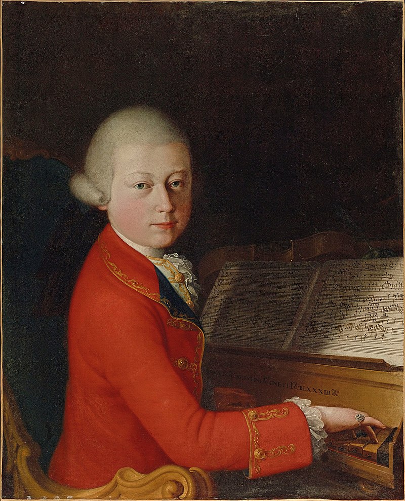 mozart on the happy list image attributed to Giambettino Cignaroli via wiki commons