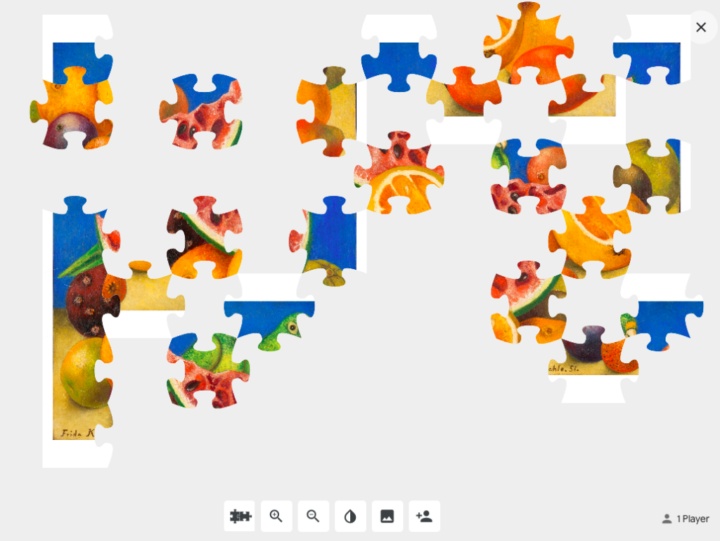 google arts and culture puzzle party