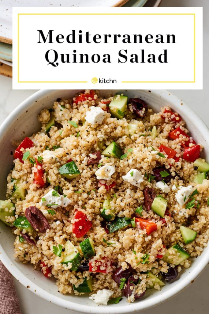 mediterranean quinoa salad the kitchn on the happy list