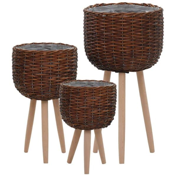 wayfair corrigan studio broviak woven basket plant stand