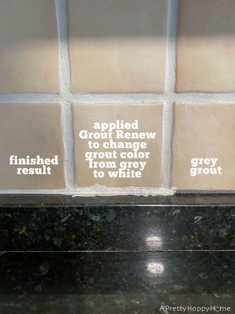 small projects changing grout color using grout renew