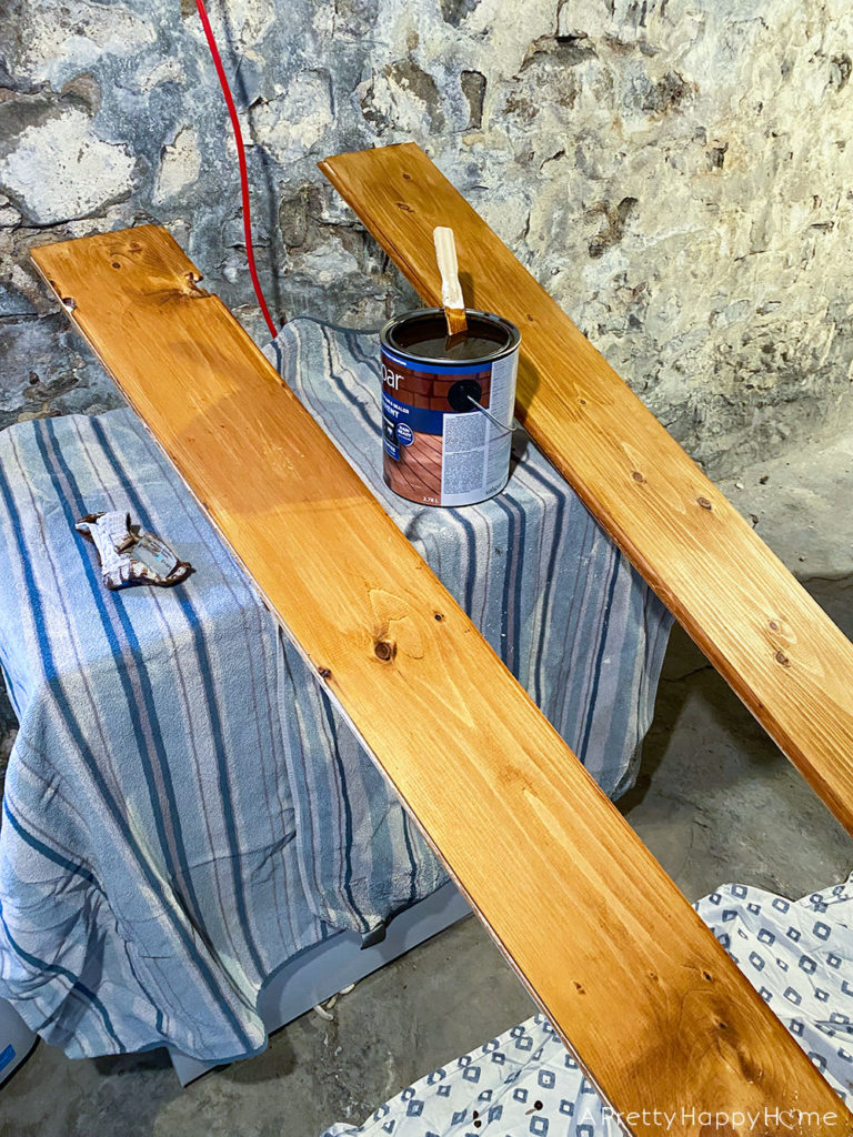 carriage house tongue and groove ceiling staining boards