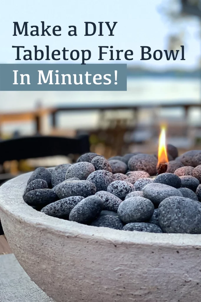 tabletop fire bowl via in my own style on the happy list