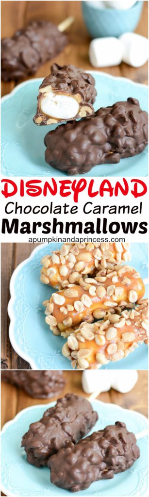 A Pumpkin and a Princess Disneyland Chocolate Caramel Marshmallows