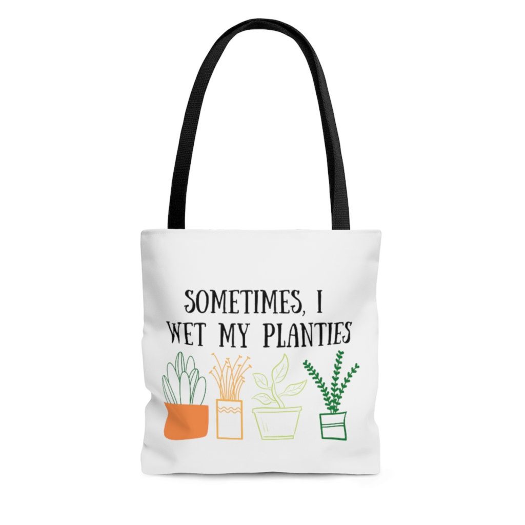 funny reusable shopping bags sometimes i wet my planties willow and mayhem shop via etsy