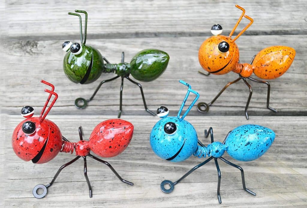 metal garden ants via etsy shop elegance essential on the happy list