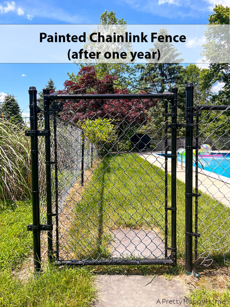 Painted Chainlink Fence Hack