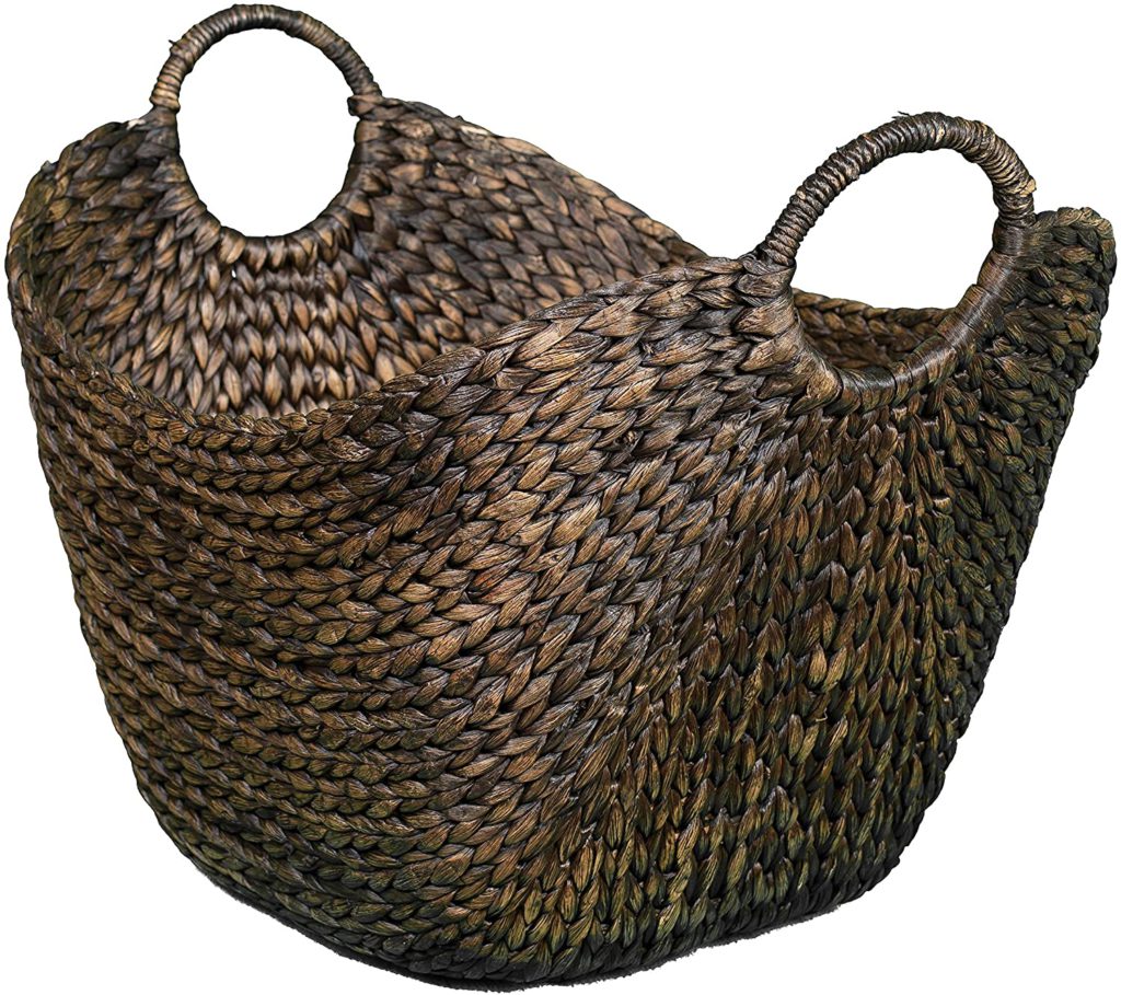 birdrock home water hyacinth laundry basket in praise of pretty wicker laundry baskets
