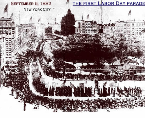 first labor day parade via the u.s. department of labor 5 fun labor day facts