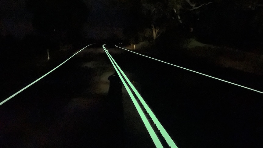 glow in the dark road lines australia Tarmac Linemarking via Abc Gippsland on the happy list